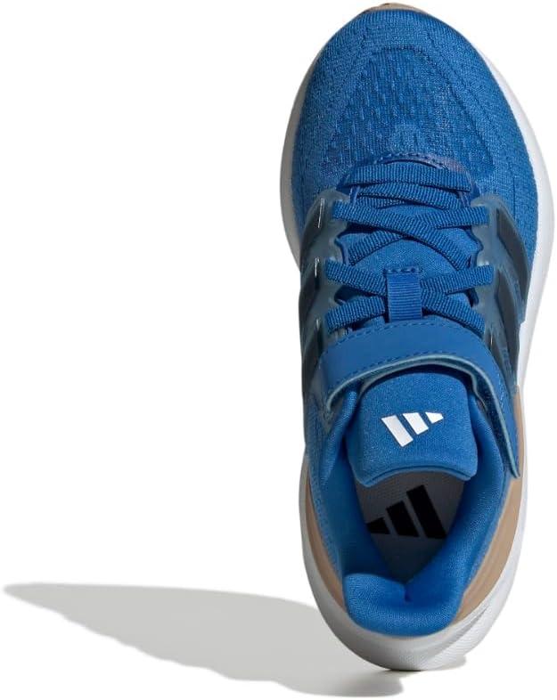 imageadidas UnisexChild Ultrarun 5 Elastic Lace ampamp Strap SneakerBright RoyalCollegiate NavyWarm Sandstone