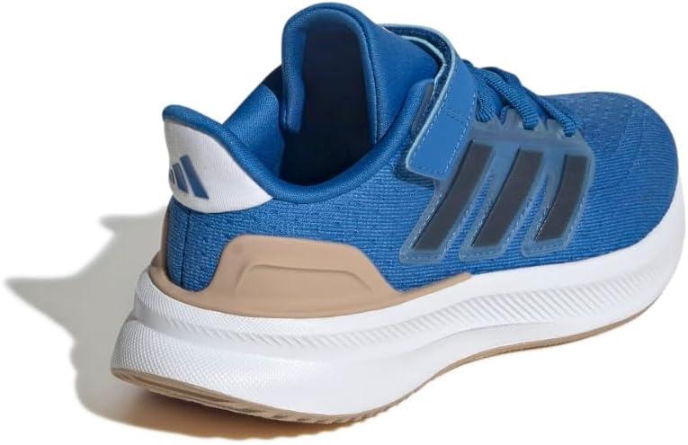 imageadidas UnisexChild Ultrarun 5 Elastic Lace ampamp Strap SneakerBright RoyalCollegiate NavyWarm Sandstone