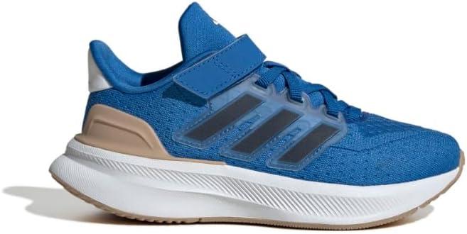 imageadidas UnisexChild Ultrarun 5 Elastic Lace ampamp Strap SneakerBright RoyalCollegiate NavyWarm Sandstone
