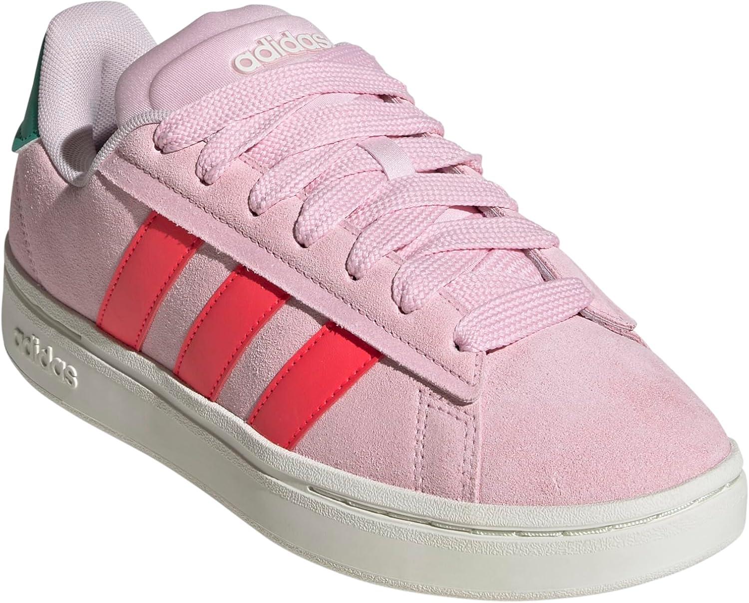 imageadidas Womens Grand Court Alpha 00s SneakersClear PinkLucid RedCourt Green
