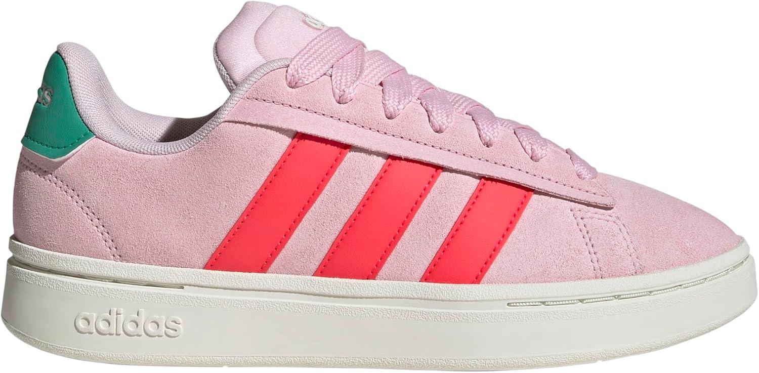 imageadidas Womens Grand Court Alpha 00s SneakersClear PinkLucid RedCourt Green