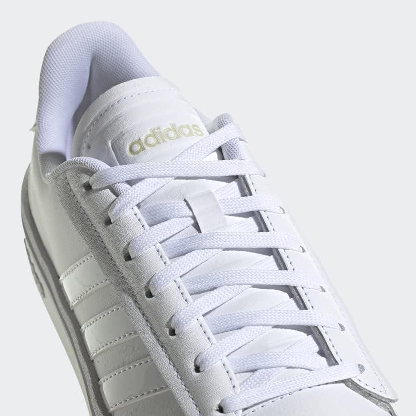 imageadidas Womens Grand Court Alpha 00s SneakersCloud WhiteCloud WhiteGold Metallic