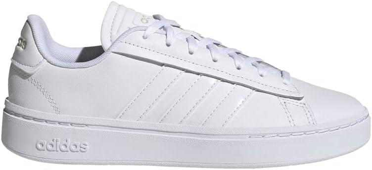 imageadidas Womens Grand Court Alpha 00s SneakersCloud WhiteCloud WhiteGold Metallic