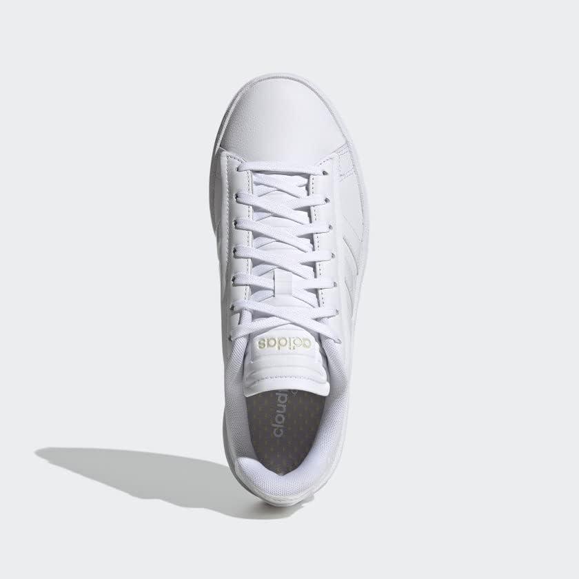 imageadidas Womens Grand Court Alpha 00s SneakersCloud WhiteCloud WhiteGold Metallic