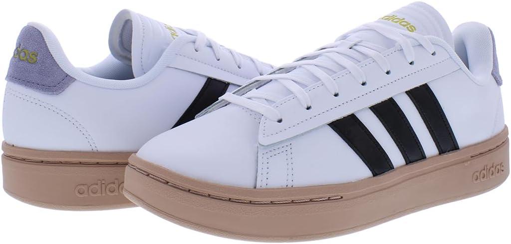 imageadidas Womens Grand Court Alpha 00s SneakersCloud WhiteCore BlackSilver