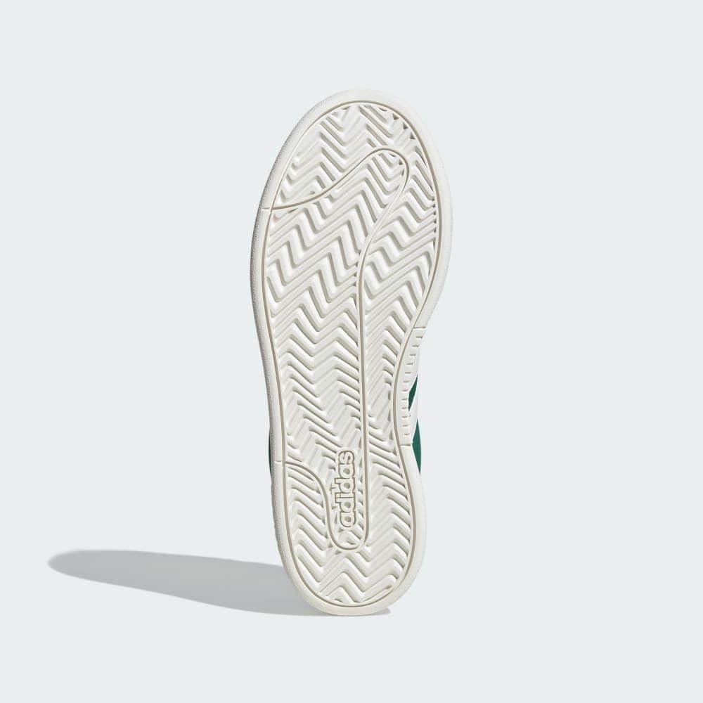 imageadidas Womens Grand Court Alpha 00s SneakersCollegiate GreenOff WhiteGold Metallic
