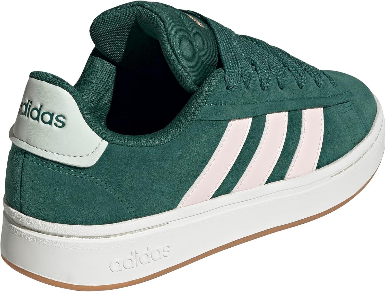 imageadidas Womens Grand Court Alpha 00s SneakersCollegiate GreenWonder QuartzLinen Green