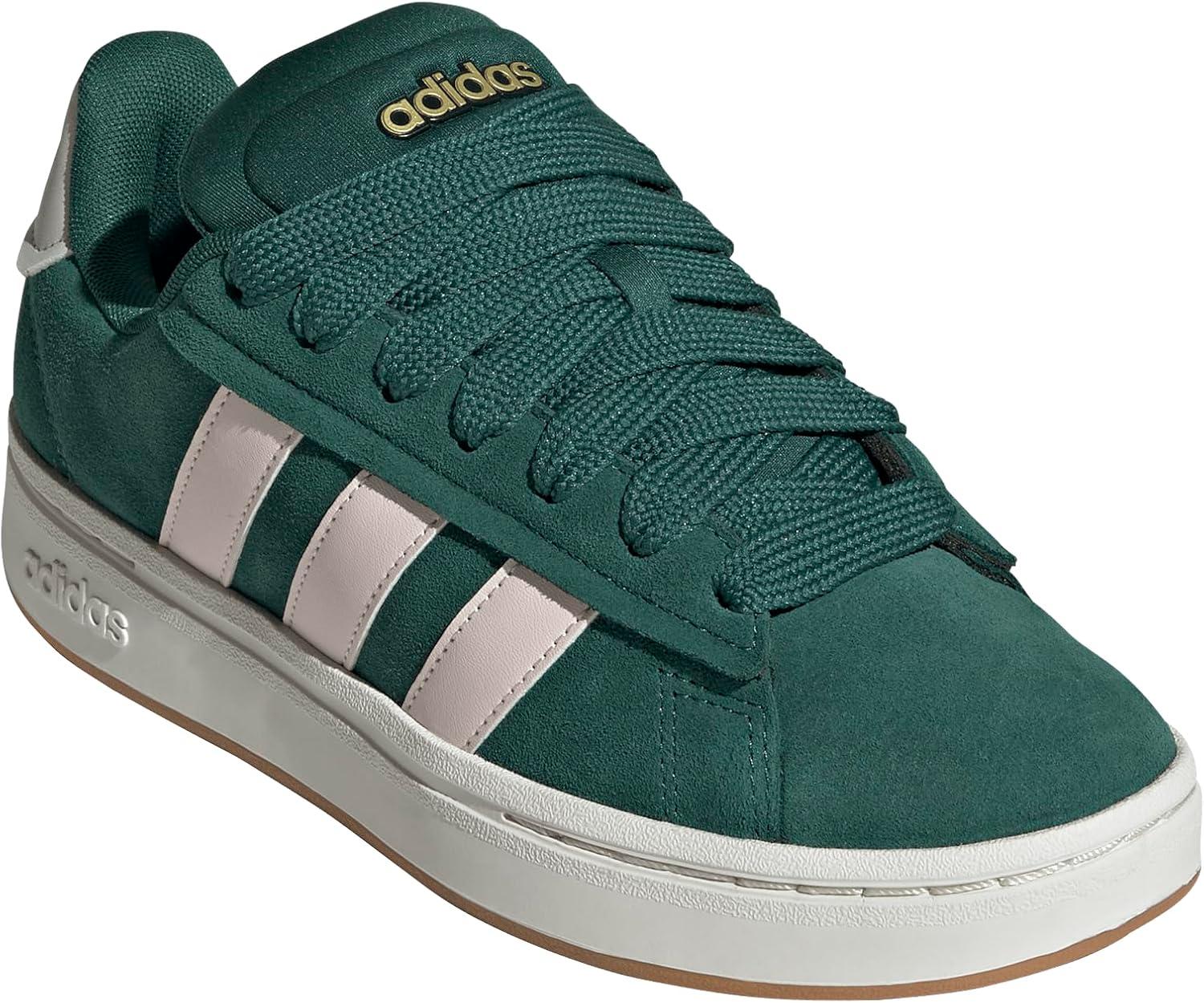 imageadidas Womens Grand Court Alpha 00s SneakersCollegiate GreenWonder QuartzLinen Green