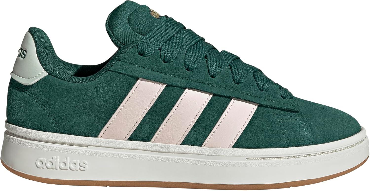 imageadidas Womens Grand Court Alpha 00s SneakersCollegiate GreenWonder QuartzLinen Green