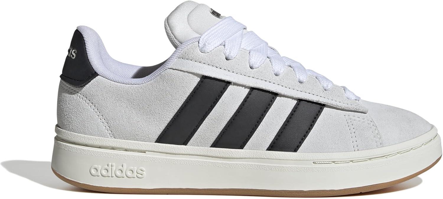 imageadidas Womens Grand Court Alpha 00s SneakersCrystal WhiteBlackOff White