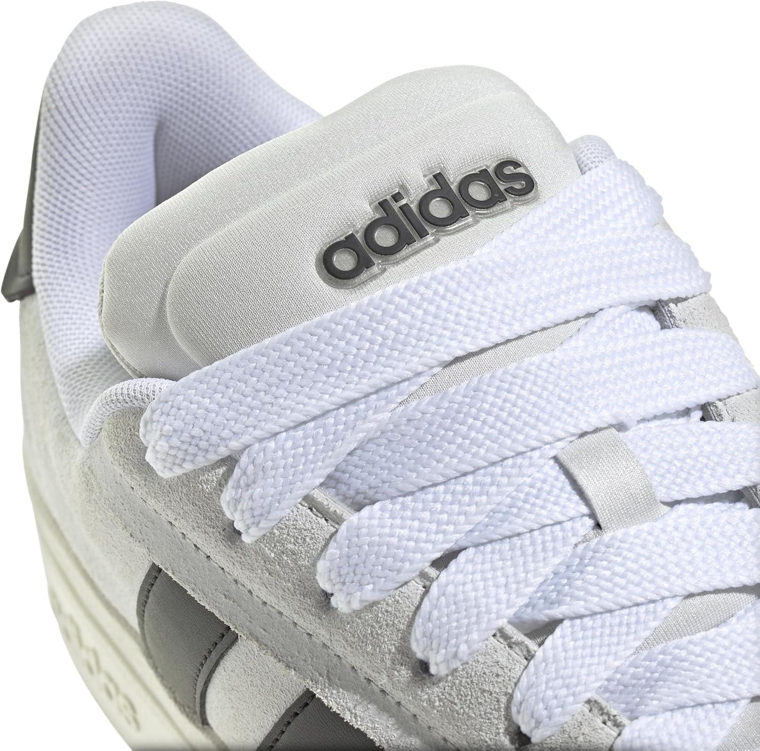 imageadidas Womens Grand Court Alpha 00s SneakersCrystal WhiteBlackOff White