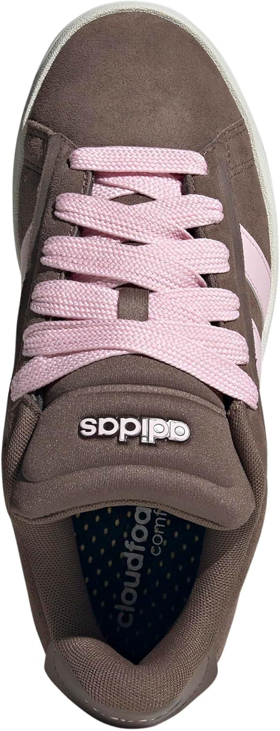 imageadidas Womens Grand Court Alpha 00s SneakersEarth StrataClear PinkGum