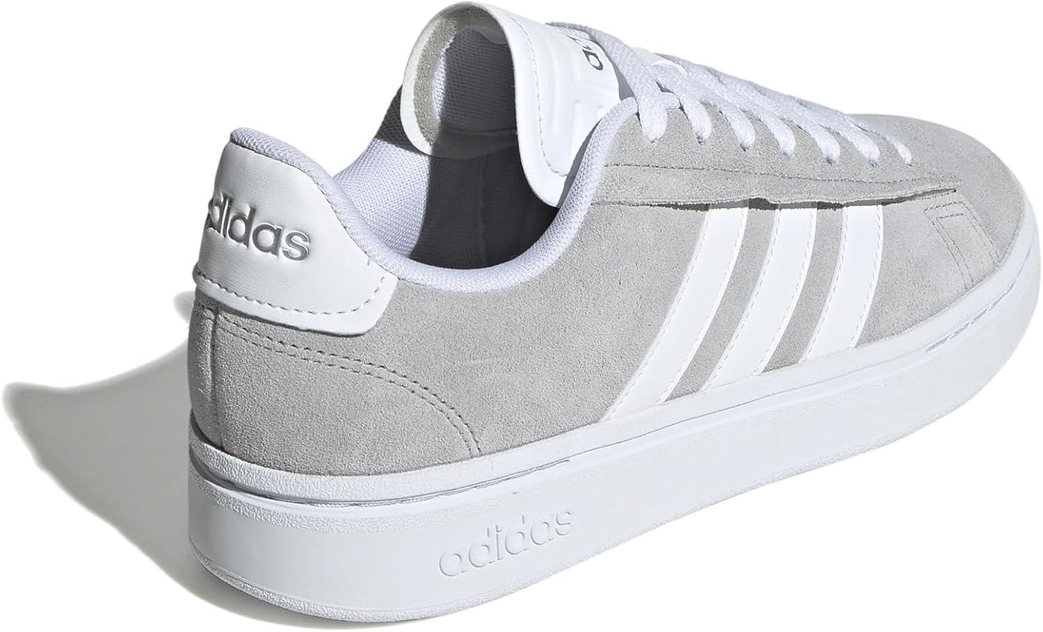 imageadidas Womens Grand Court Alpha 00s SneakersGreyWhiteSilver Metallic