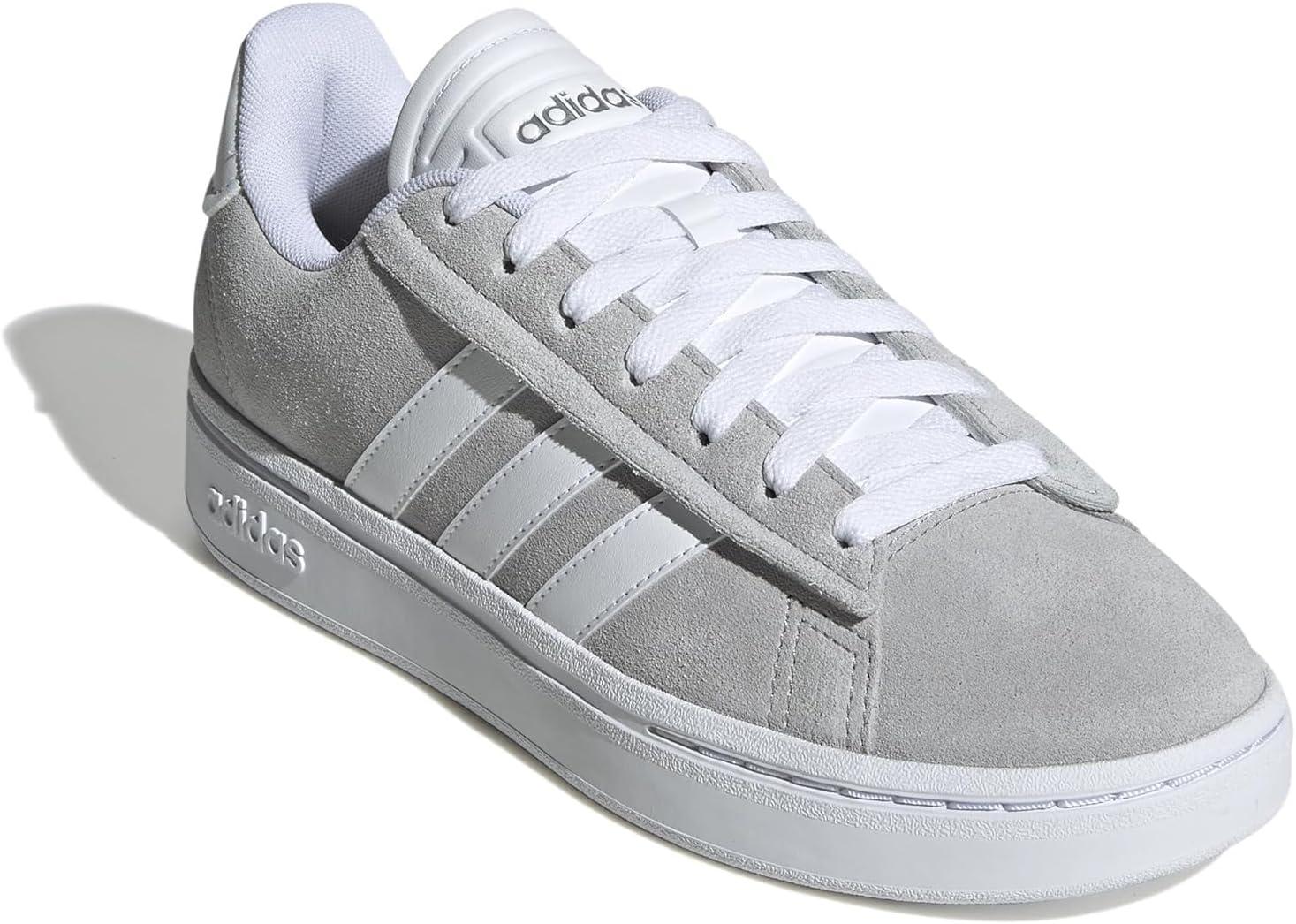 imageadidas Womens Grand Court Alpha 00s SneakersGreyWhiteSilver Metallic