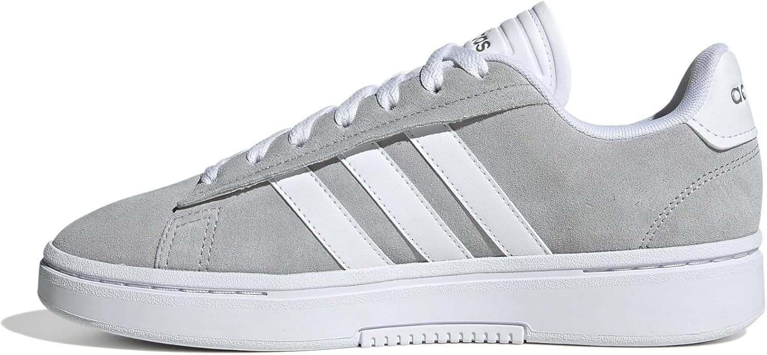 imageadidas Womens Grand Court Alpha 00s SneakersGreyWhiteSilver Metallic