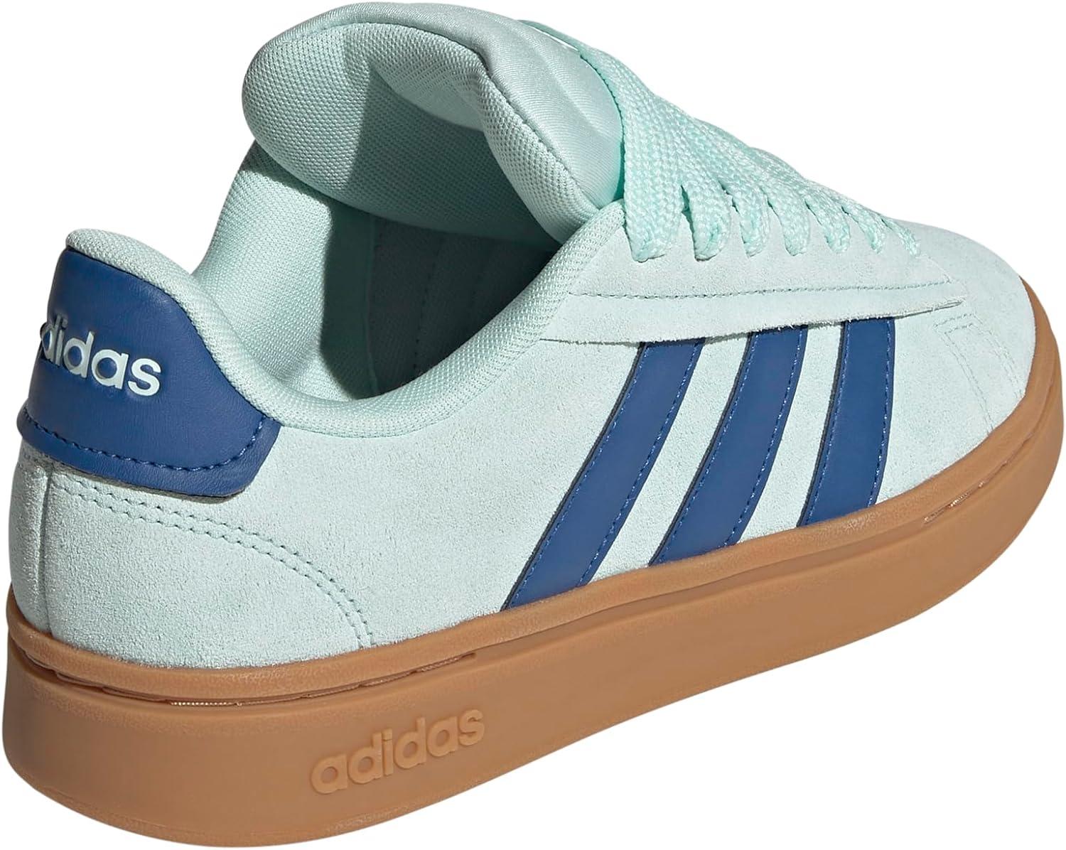 imageadidas Womens Grand Court Alpha 00s SneakersHalo MintTeam Royal BlueGum