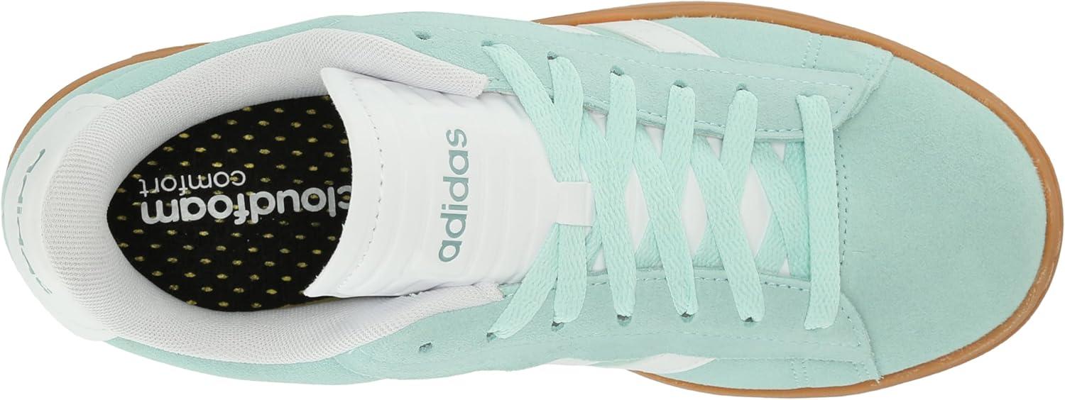 imageadidas Womens Grand Court Alpha 00s SneakersSemi Flash AquaWhiteMagic Grey Metallic