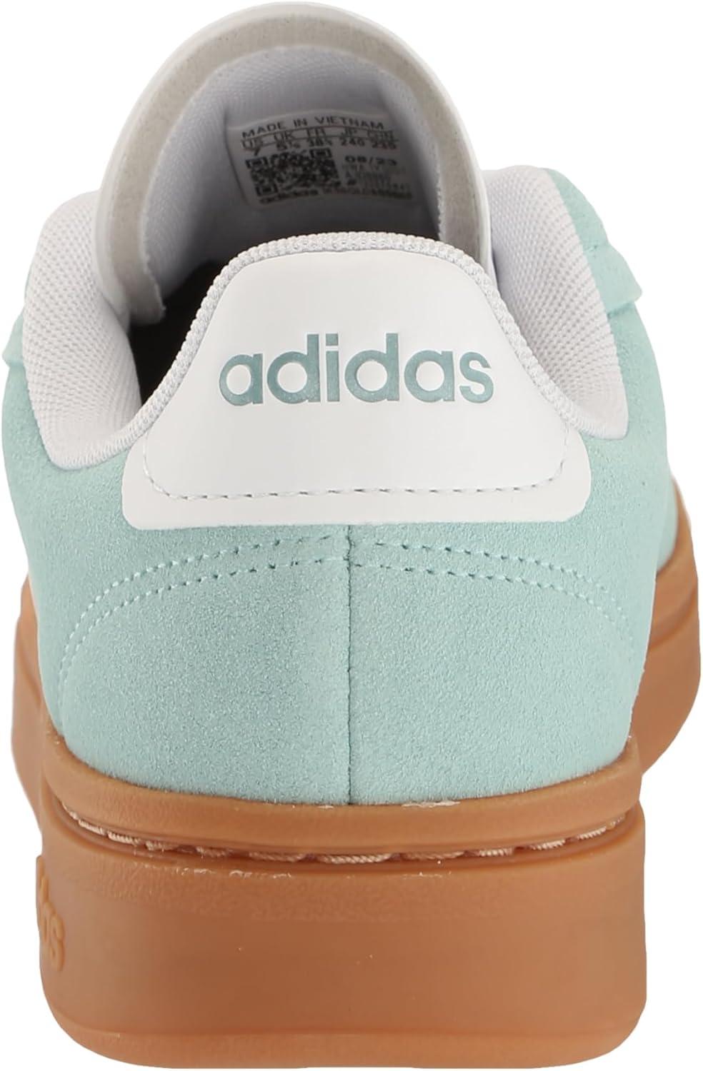 imageadidas Womens Grand Court Alpha 00s SneakersSemi Flash AquaWhiteMagic Grey Metallic