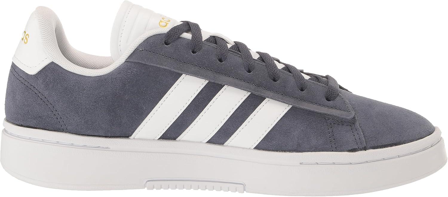 imageadidas Womens Grand Court Alpha 00s SneakersShadow NavyWhiteGold Metallic