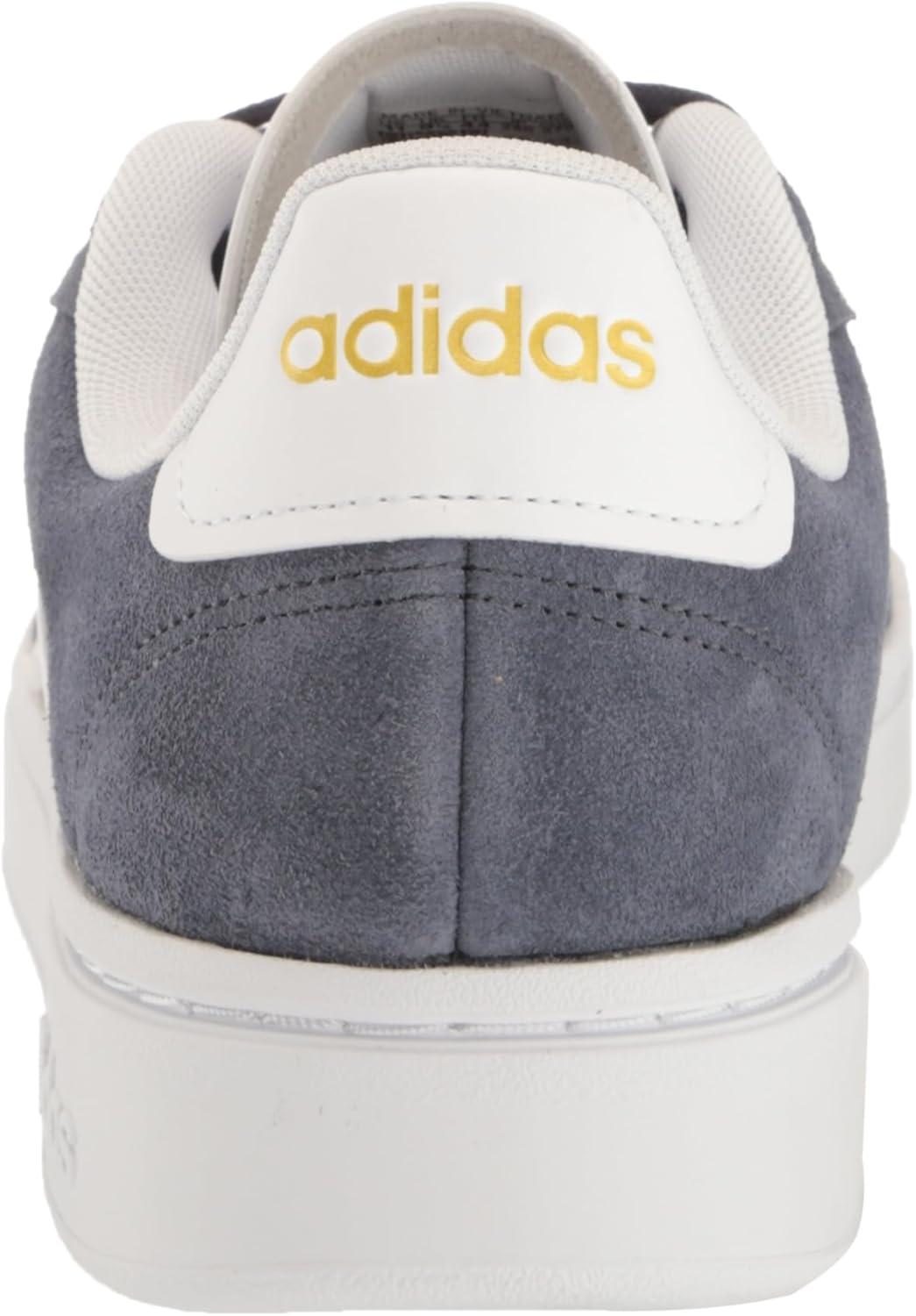 imageadidas Womens Grand Court Alpha 00s SneakersShadow NavyWhiteGold Metallic