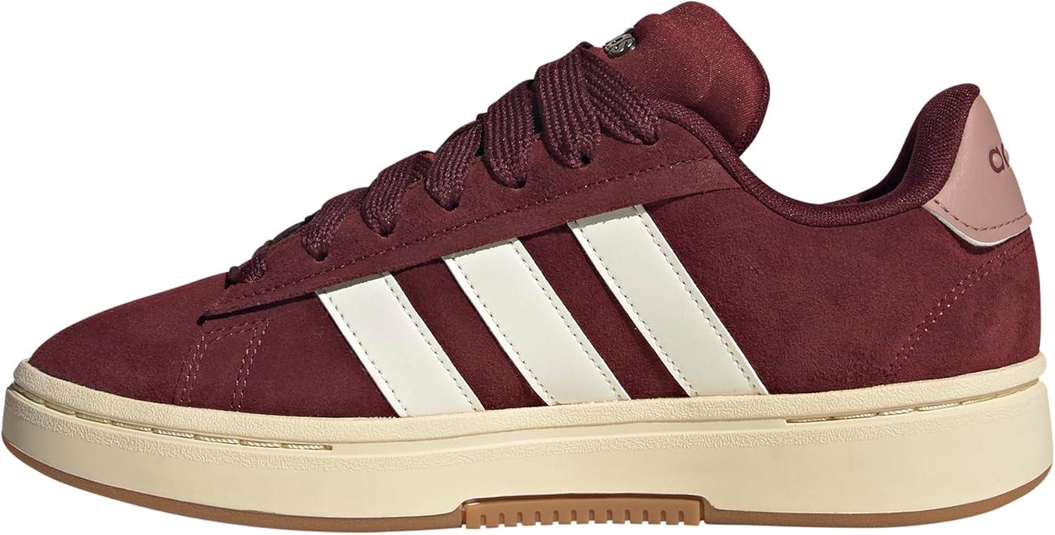imageadidas Womens Grand Court Alpha 00s SneakersShadow RedOff WhiteWarm Clay