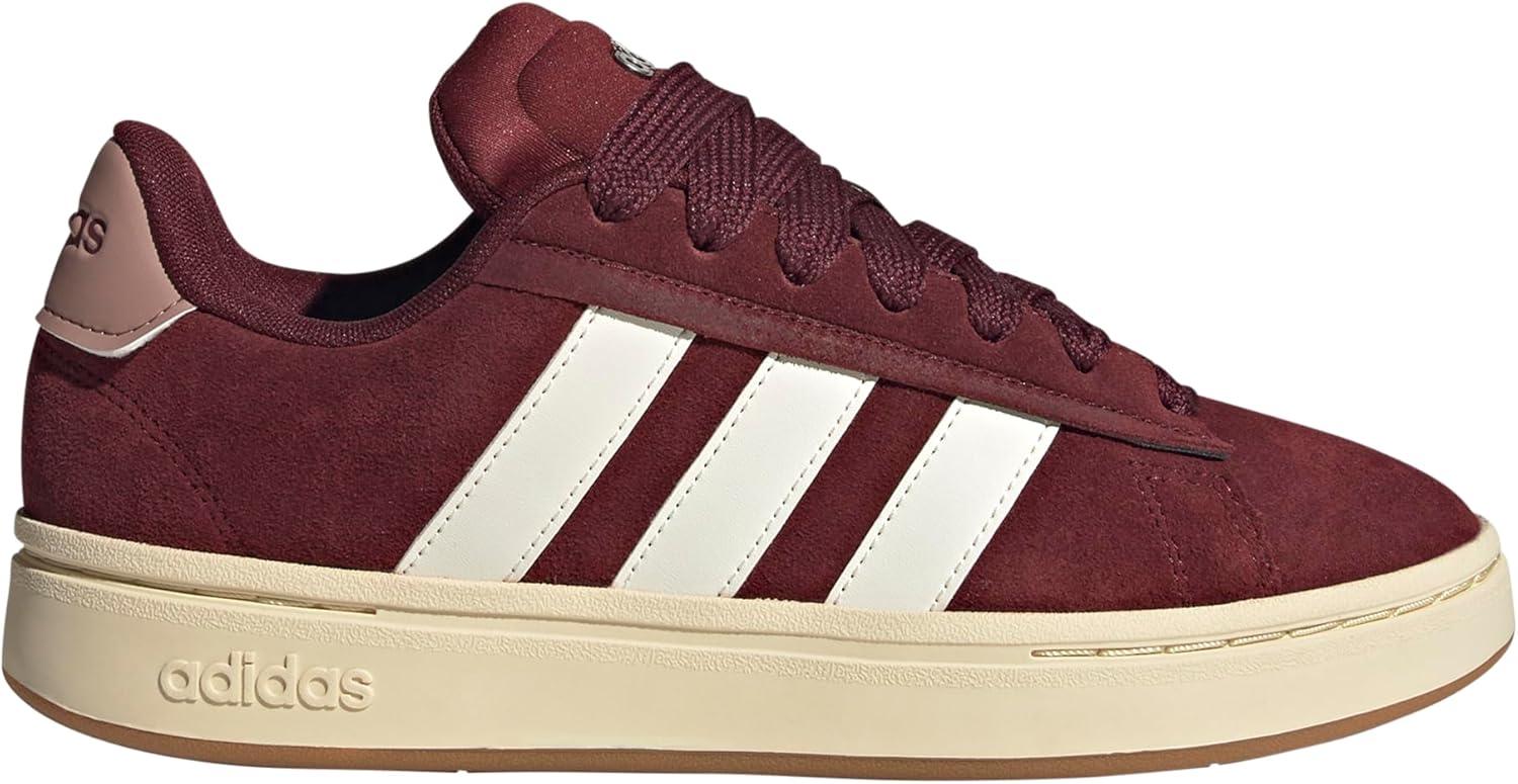 imageadidas Womens Grand Court Alpha 00s SneakersShadow RedOff WhiteWarm Clay