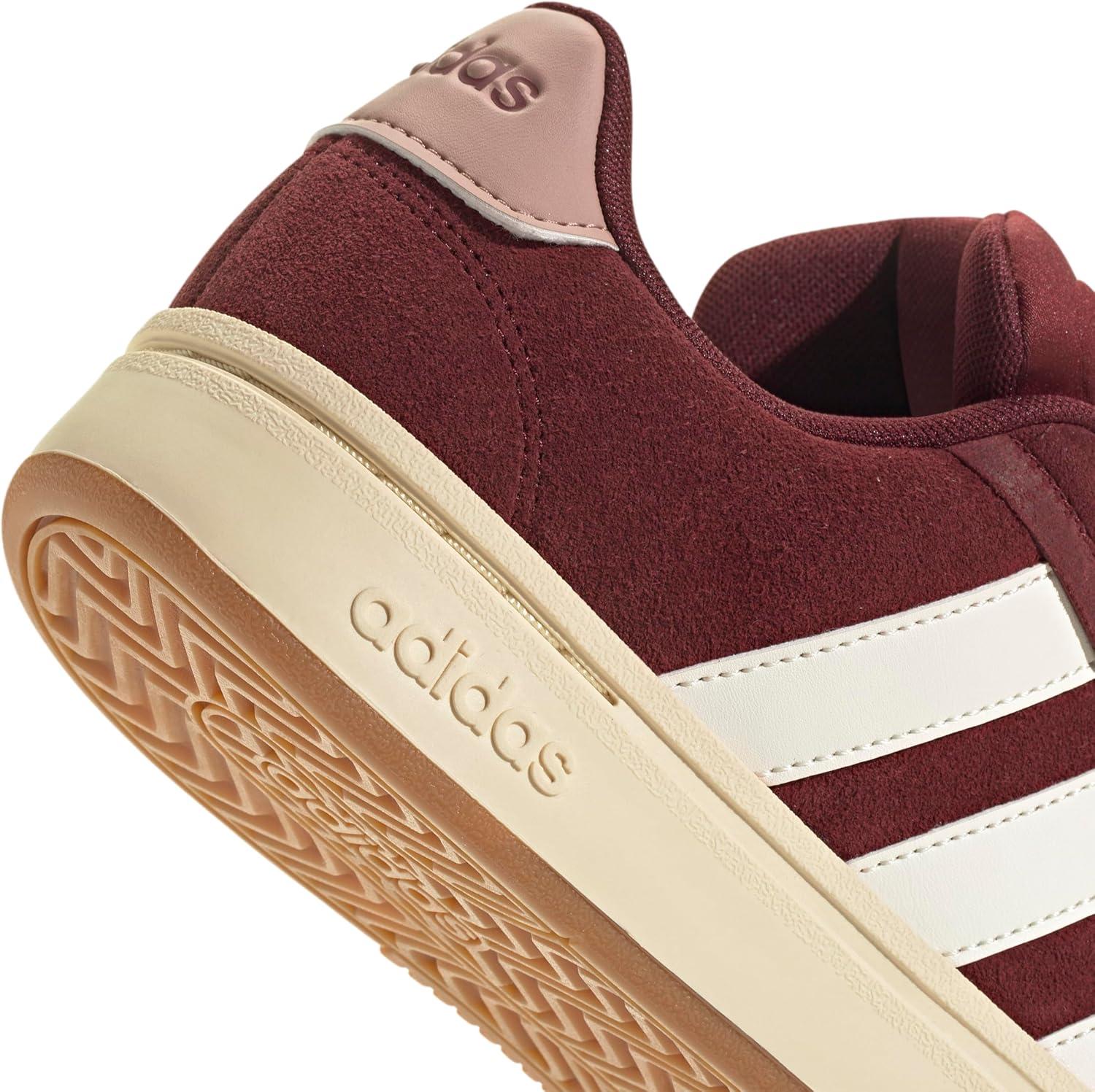 imageadidas Womens Grand Court Alpha 00s SneakersShadow RedOff WhiteWarm Clay