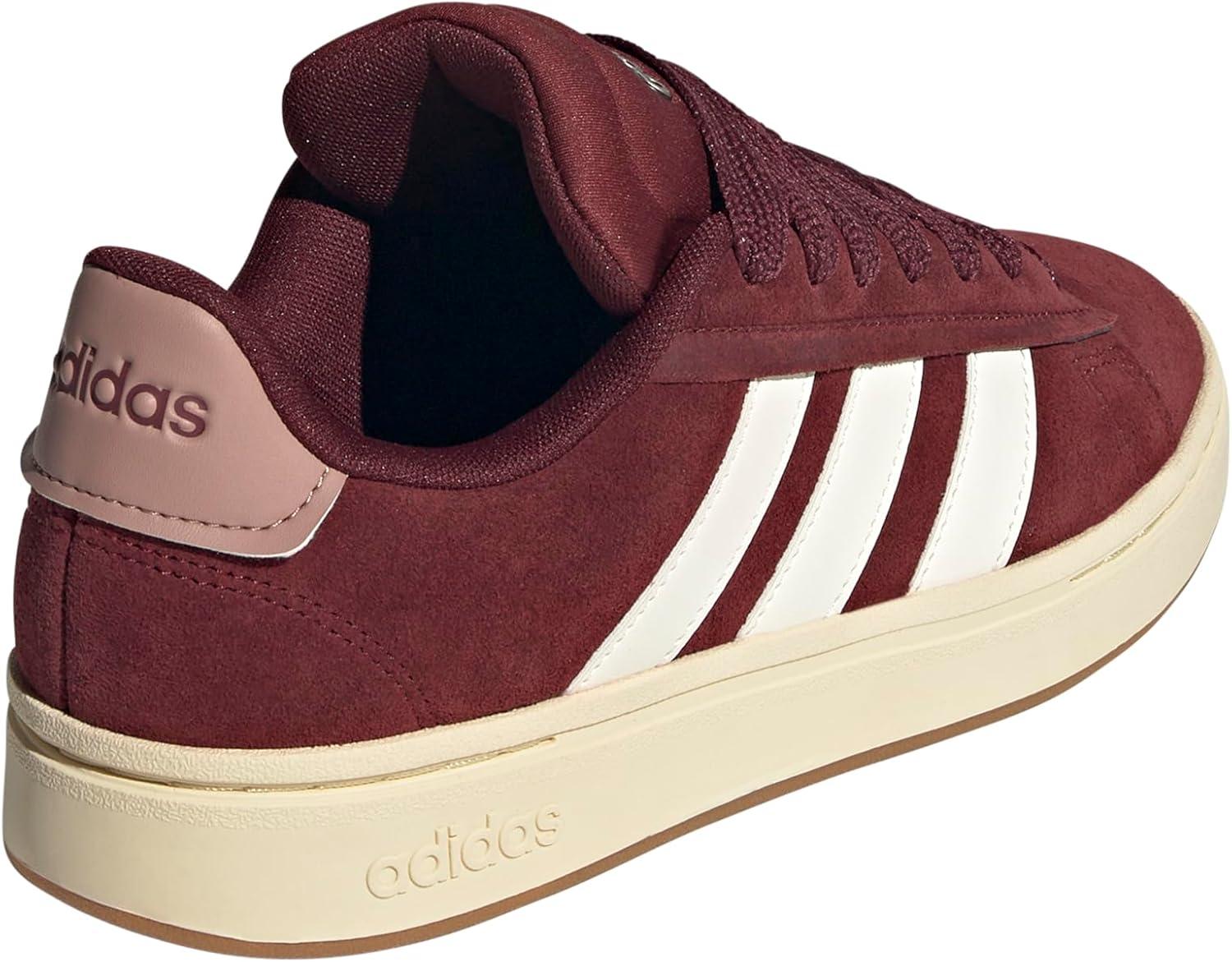 imageadidas Womens Grand Court Alpha 00s SneakersShadow RedOff WhiteWarm Clay