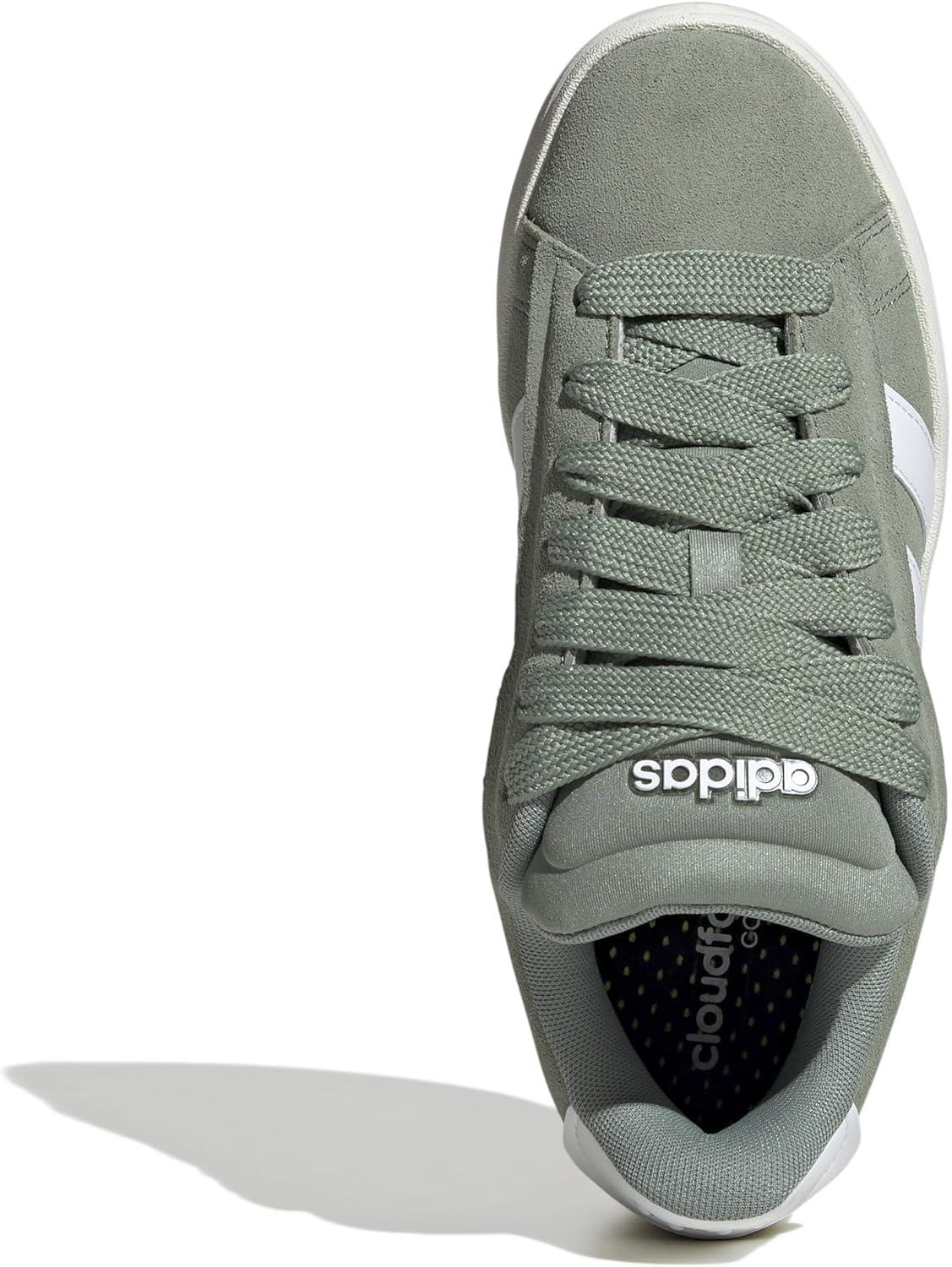 imageadidas Womens Grand Court Alpha 00s SneakersSilver GreenWhiteGum