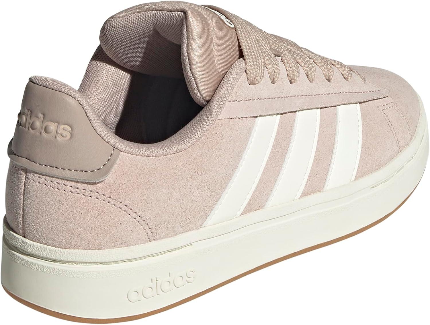 imageadidas Womens Grand Court Alpha 00s SneakersWonder TaupeOff WhiteVapour Grey
