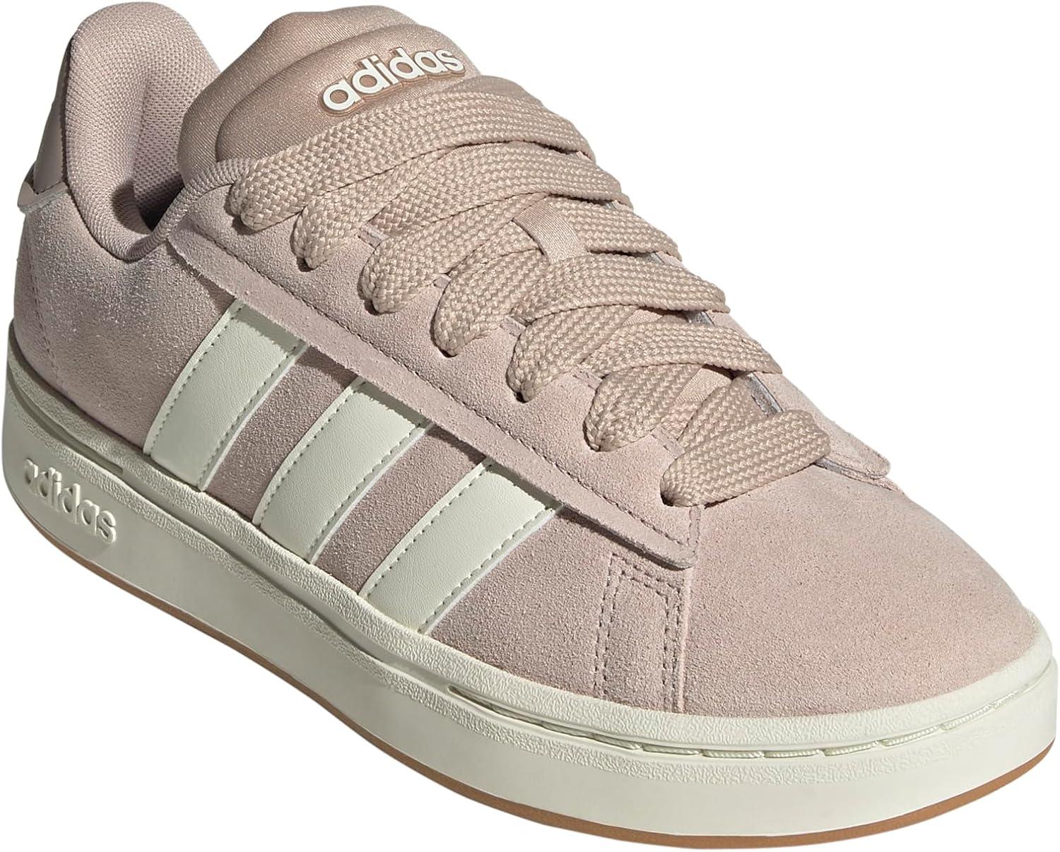 imageadidas Womens Grand Court Alpha 00s SneakersWonder TaupeOff WhiteVapour Grey