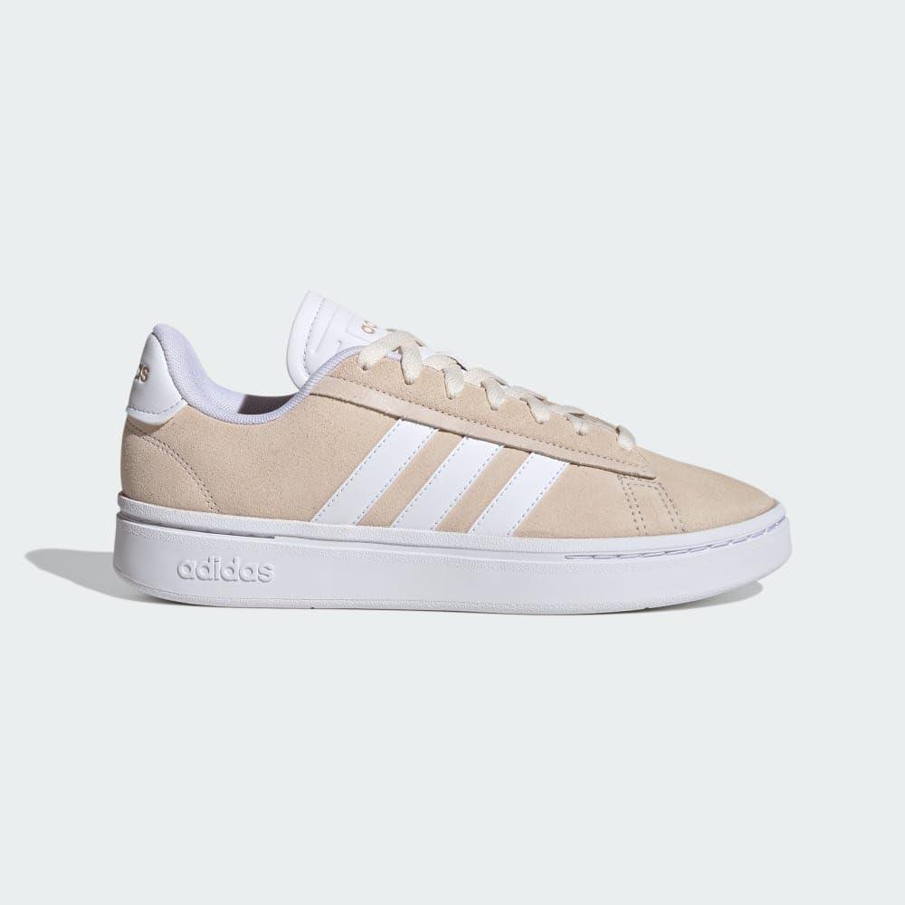imageadidas Womens Grand Court Alpha 00s SneakersWonder WhiteWhiteMagic Beige