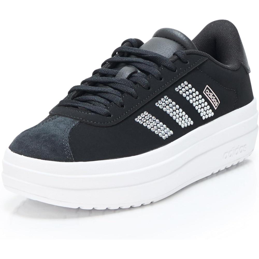 imageadidas Kids VL Court 30 SneakerBlackWhiteClear Pink