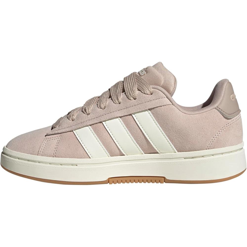 imageadidas Womens Grand Court Alpha 00s SneakersWonder TaupeOff WhiteVapour Grey