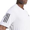 imageAdidas Mens Club 3Stripe TeeSilver Dawn