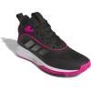 imageAdidas Mens Own The Game 30 Mid Top Basketball SneakerBlackIron MetallicShock Pink