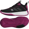 imageAdidas Mens Own The Game 30 Mid Top Basketball SneakerBlackIron MetallicShock Pink