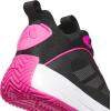 imageAdidas Mens Own The Game 30 Mid Top Basketball SneakerBlackIron MetallicShock Pink