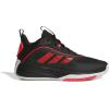 imageAdidas Mens Own The Game 30 Mid Top Basketball SneakerBlackLucid RedWhite