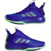 imageAdidas Mens Own The Game 30 Mid Top Basketball SneakerLucid BlueSilver MetallicLime Burst