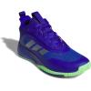 imageAdidas Mens Own The Game 30 Mid Top Basketball SneakerLucid BlueSilver MetallicLime Burst
