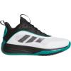 imageAdidas Mens Own The Game 30 Mid Top Basketball SneakerWhiteBlackPure Teal