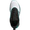 imageAdidas Mens Own The Game 30 Mid Top Basketball SneakerWhiteBlackPure Teal