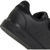imageAdidas UnisexChild Advantage Base 20 Hook ampamp Loop SneakerCore BlackCore BlackGrey
