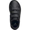 imageAdidas UnisexChild Advantage Base 20 Hook ampamp Loop SneakerCore BlackCore BlackGrey