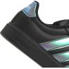 imageAdidas UnisexChild Streettalk SneakerBlackIridescentWhite