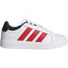 imageAdidas UnisexChild Streettalk SneakerWhiteBetter ScarletBlack
