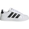 imageAdidas UnisexChild Streettalk SneakerWhiteBlackBlack
