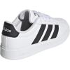 imageAdidas UnisexChild Streettalk SneakerWhiteBlackBlack