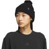 imageAdidas Womens Beanie with Pom  Knit Winter Ballie HatBlackWhitePom